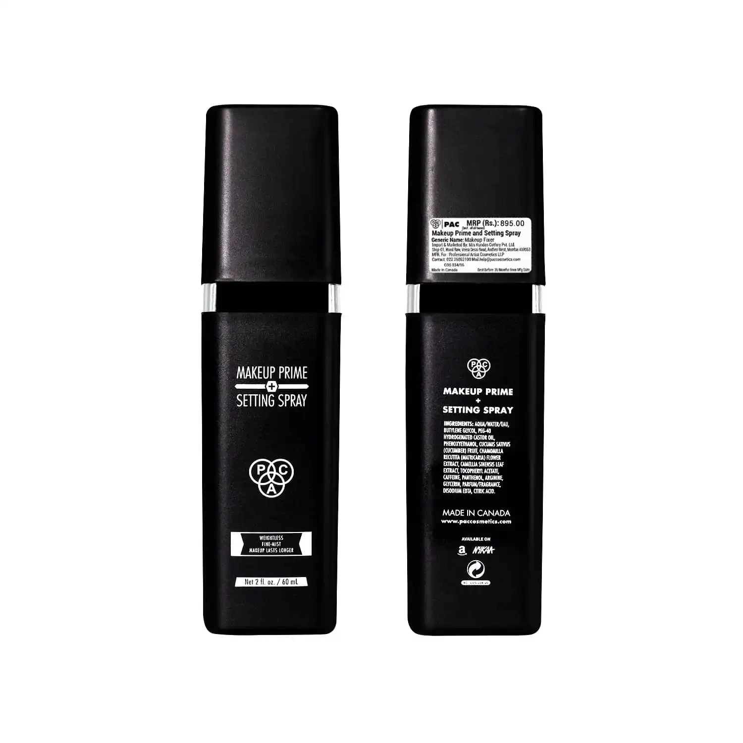 PAC Makeup Prime and Setting Spray