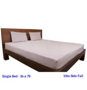 Quick Fit Waterproof Mattress Protector For Babies - Single (36 x 78 in) - 10 Inches Side Fall