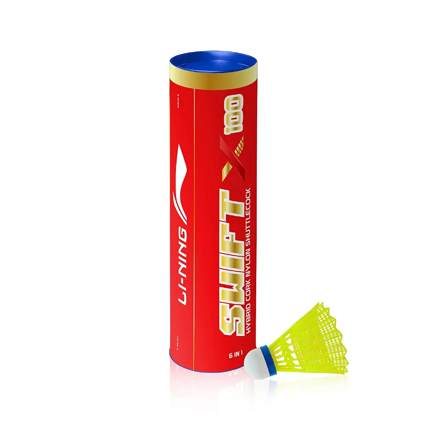 LI-NING Smash Badminton Shuttlecock (Yellow)