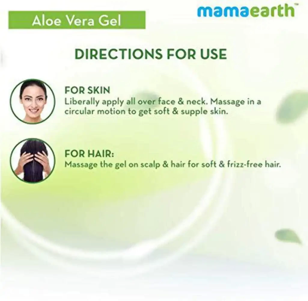 Mamaearth Aloe Vera Gel for Skin & Hair, 300ml