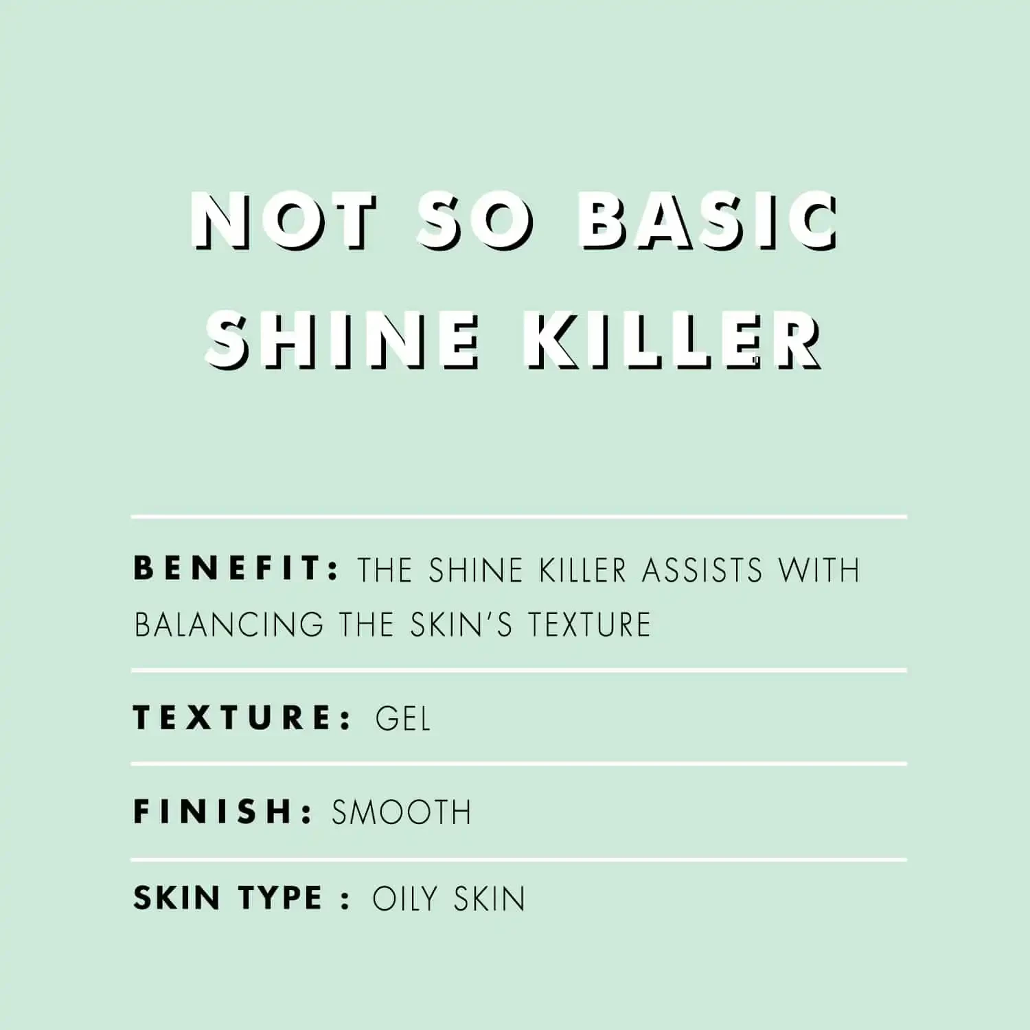 PAC Not So Basic Shine Killer Primer