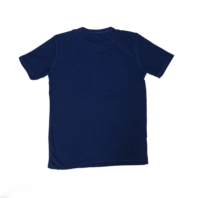 Men's Cotton Half Sleeve Blue Color Stylish T-Shirt