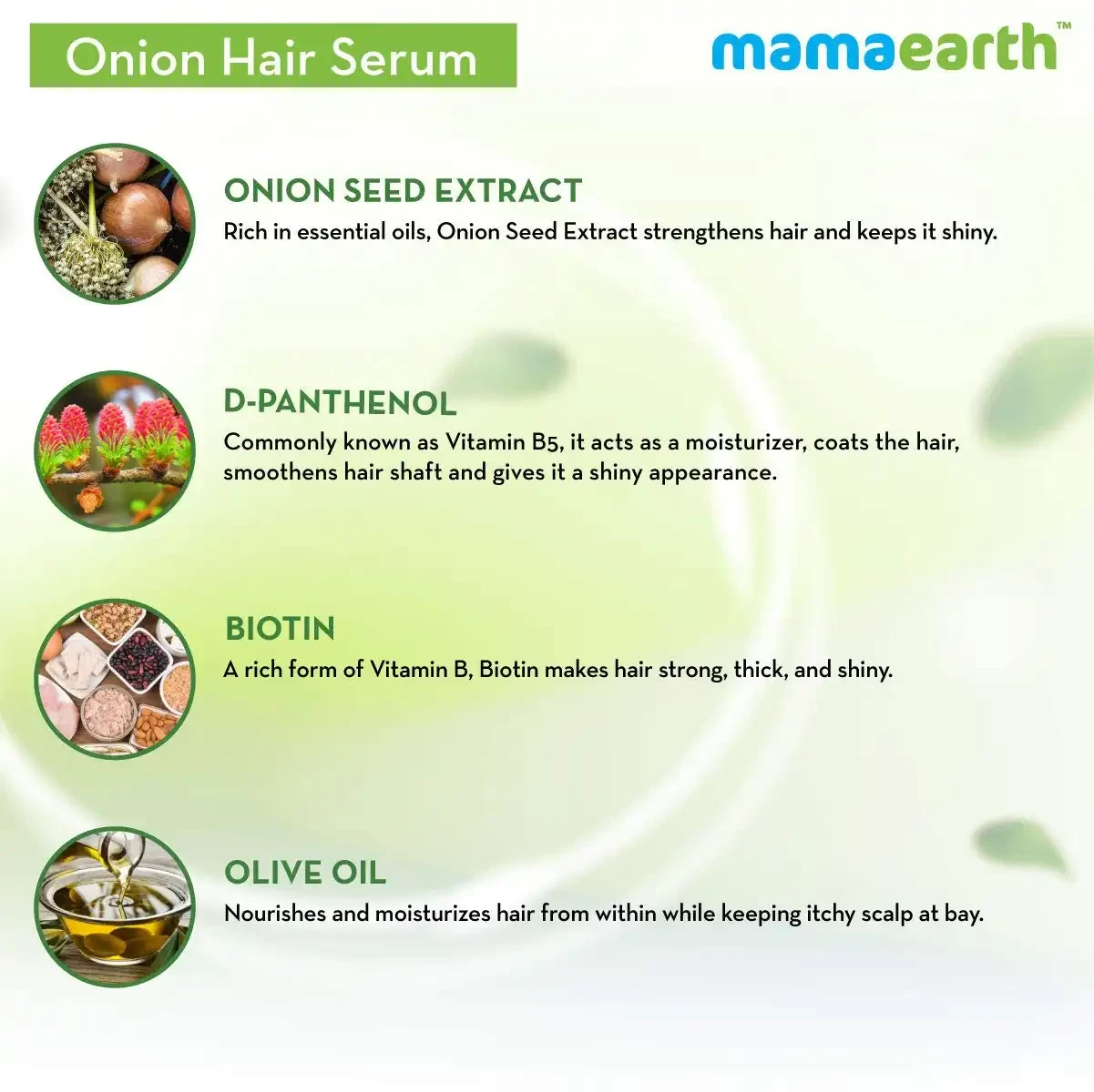 Mamaearth onion hair serum, 100ml