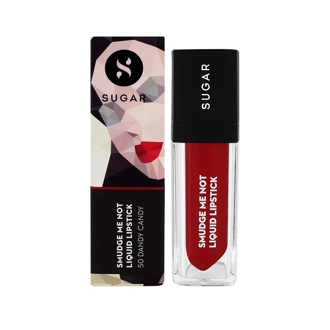 Sugar Smudge Me Not Lipstick - 50 Dandy Candy (Pinkish Red), 4.5ml