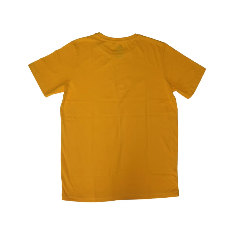 Men's Solid Regular Fit Quick Dry Yellow Color T-Shirt