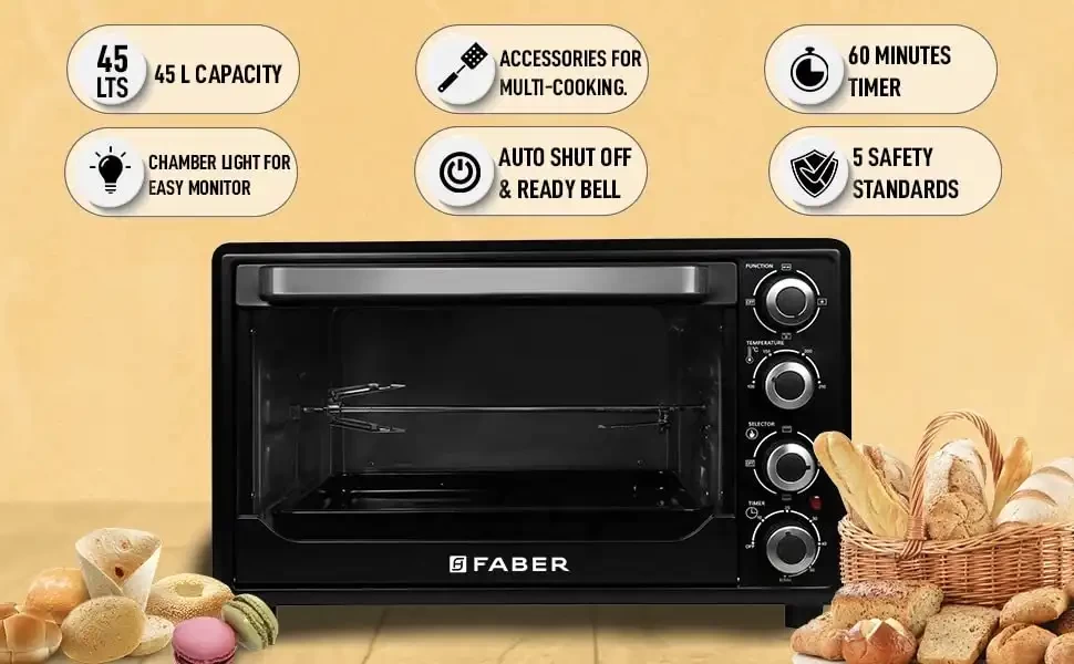 FOTG BK 45L - Oven, Toaster, Griller