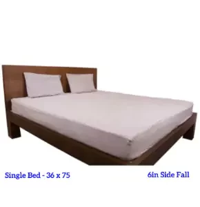 Quick Fit Waterproof Mattress Protector For Babies - Single (36 x 75 in) - 6 Inches Side Fall