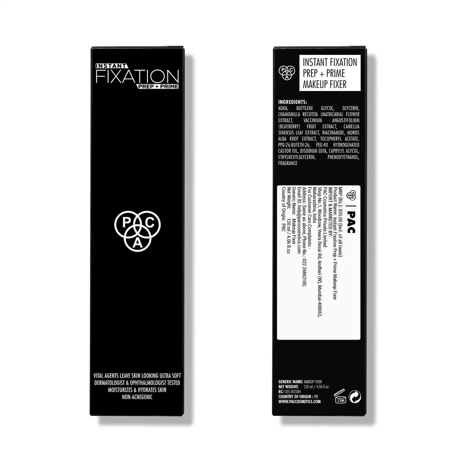 PAC Instant Fixation Makeup Fixer