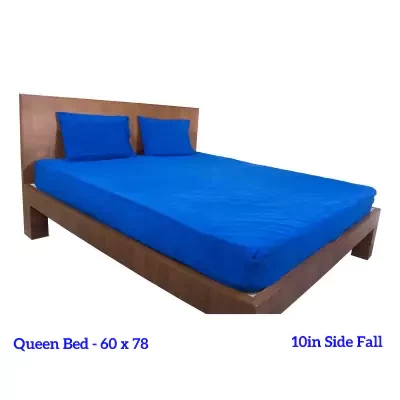 Quick Fit Waterproof Mattress Protector For Babies - Queen  60 x 78in - 10in Side Fall