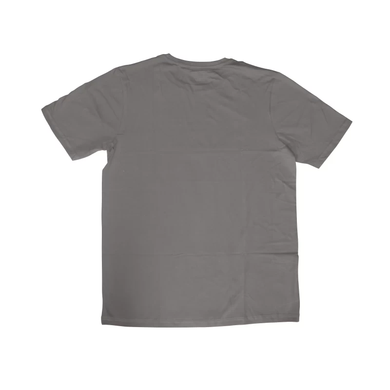 Mens Cotton Half Sleeve Gray Color T Shirt