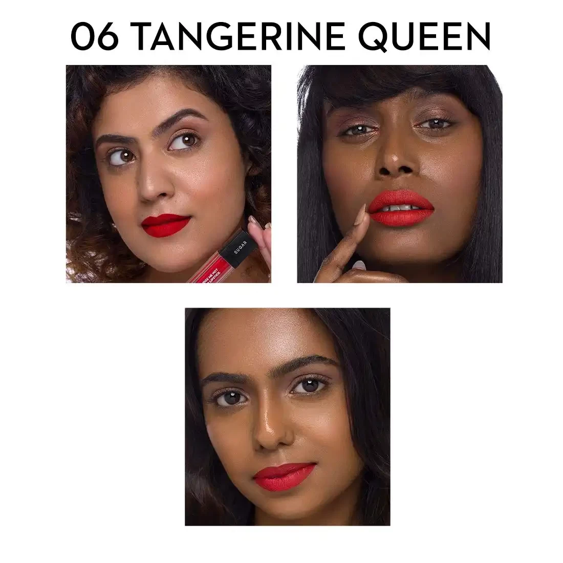 Sugar Liquid Lipstick - 06 Tangerine Queen (Orange Coral), 4.5 ml