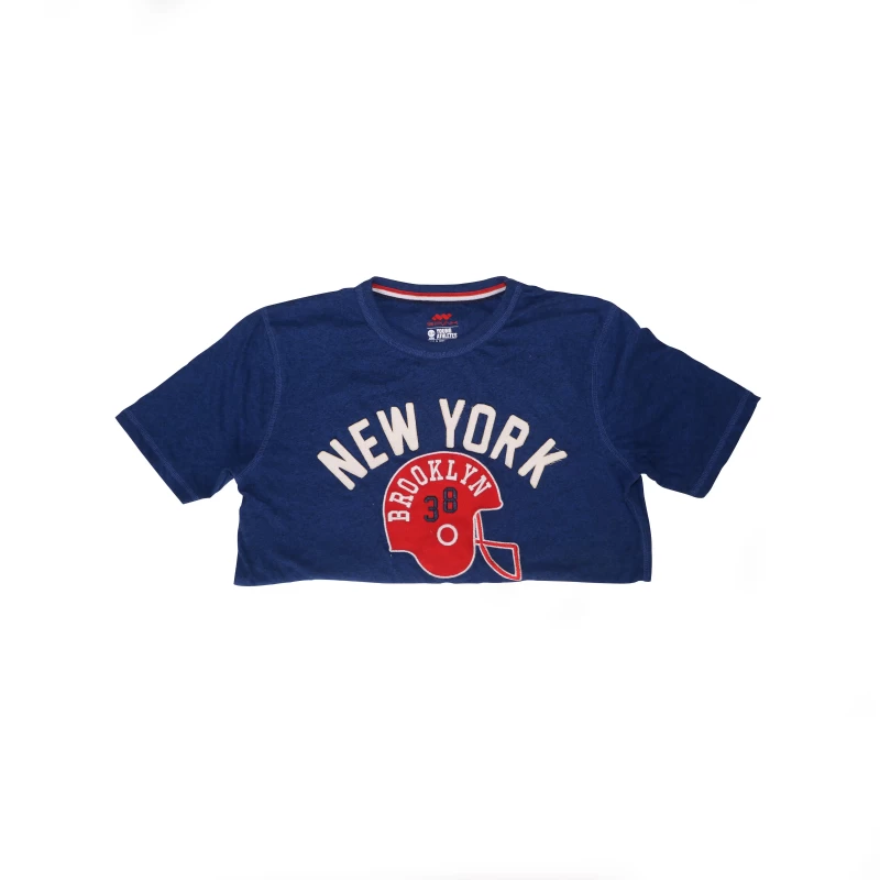 Men's Cotton Half Sleeve Blue Color Stylish T-Shirt