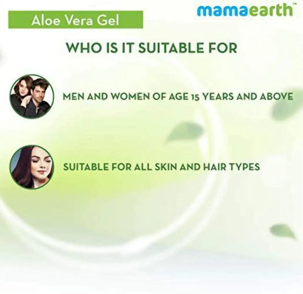 Mamaearth Aloe Vera Gel for Skin & Hair, 300ml