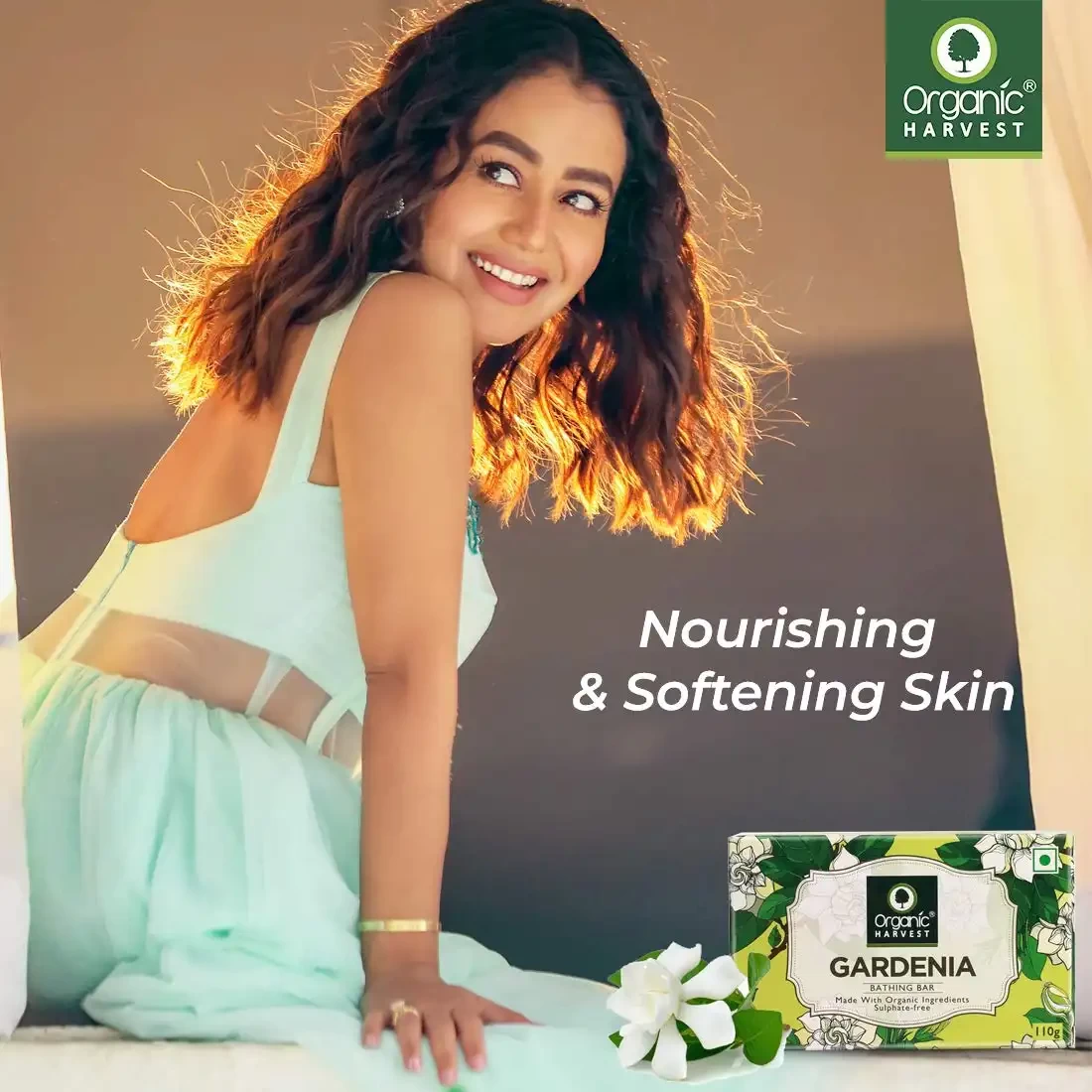 Organic Harvest Gardenia Soap 110g