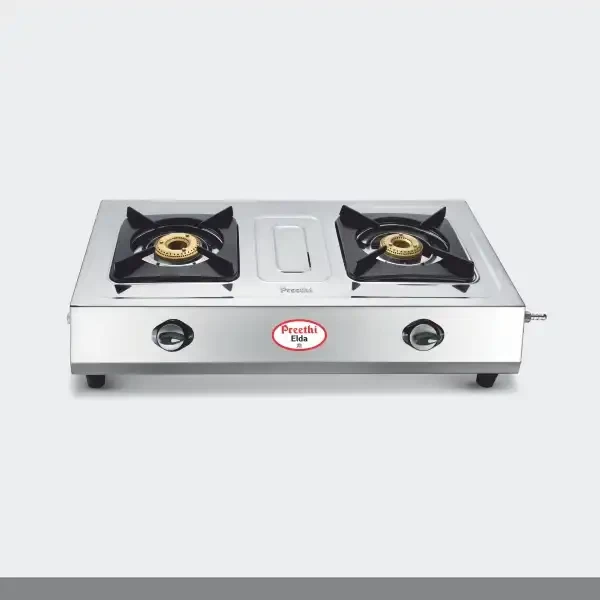 Preethi Jointless Series Elda 2 Burner Gas Stove