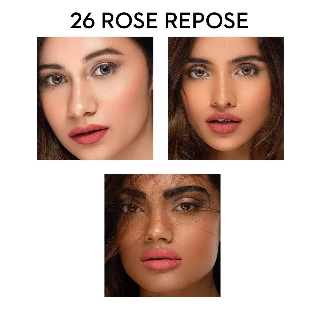 Sugar Liquid Lipstick - 26 Rose Repose (Peach Pink), 4.5 ml