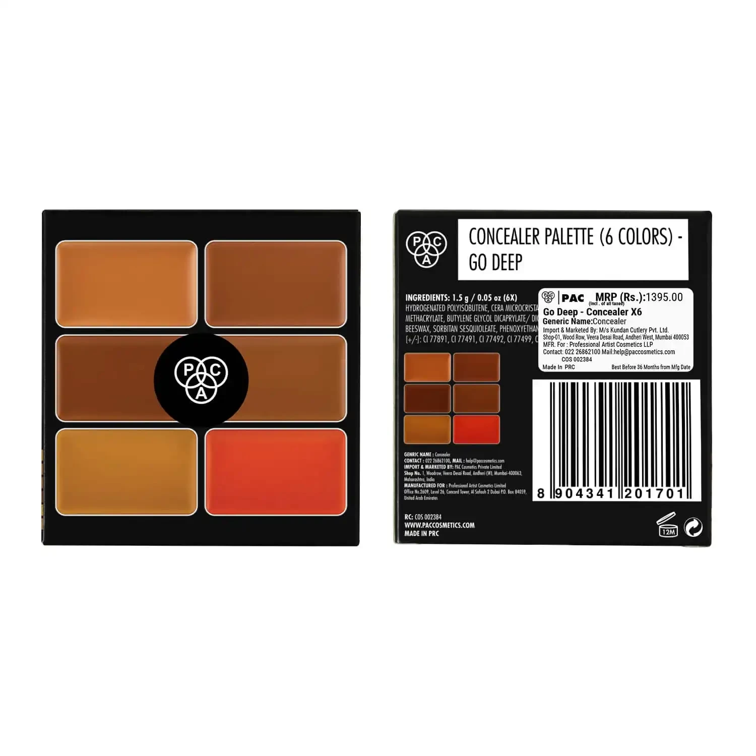 PAC Go Concealer X6 - Go Deep